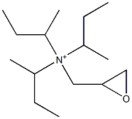 Tri-sec-butylglycidylaminium Structure