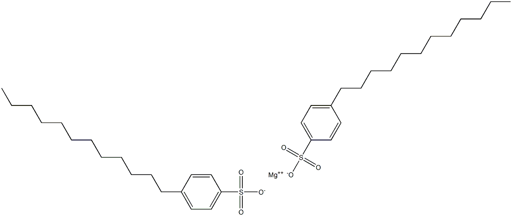 Bis(4-dodecylbenzenesulfonic acid)magnesium salt 구조식 이미지