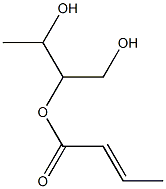 Crotonic acid 2-hydroxy-1-hydroxymethylpropyl ester Structure