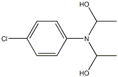 N,N-Bis(1-hydroxyethyl)-4-chloroaniline 구조식 이미지