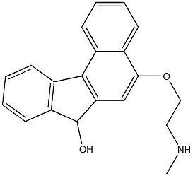 5-[2-(Methylamino)ethoxy]-7H-benzo[c]fluoren-7-ol Structure