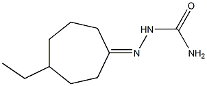 4-Ethyl-1-cycloheptanone semicarbazone Structure