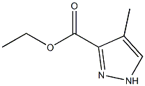 4-Methyl-1H-pyrazole-3-carboxylic acid ethyl ester Structure