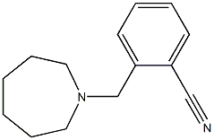 2-[(2,3,4,5,6,7-Hexahydro-1H-azepin)-1-ylmethyl]benzonitrile Structure