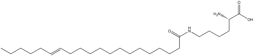 N6-(14-Icosenoyl)lysine Structure