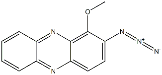 1-Methoxyphenazin-2-yl azide 구조식 이미지