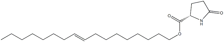 (S)-5-Oxopyrrolidine-2-carboxylic acid 9-heptadecenyl ester 구조식 이미지