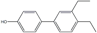 4-(3,4-Diethylphenyl)phenol 구조식 이미지
