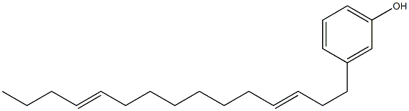 3-(3,11-Pentadecadienyl)phenol Structure
