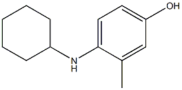 4-(Cyclohexylamino)-m-cresol 구조식 이미지