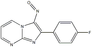 2-(4-Fluorophenyl)-3-nitrosoimidazo[1,2-a]pyrimidine Structure