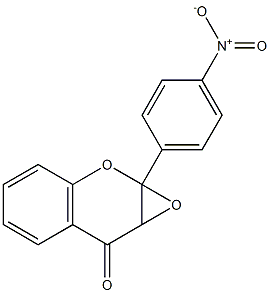 2,3-Epoxy-2,3-dihydro-4'-nitroflavone 구조식 이미지