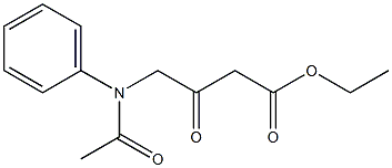4-(Phenylacetylamino)-3-oxobutyric acid ethyl ester 구조식 이미지