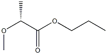 [R,(+)]-2-Methoxypropionic acid propyl ester 구조식 이미지