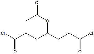 4-Acetoxyheptanedioic acid dichloride 구조식 이미지