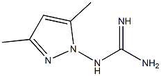 N-(3,5-Dimethyl-1H-pyrazol-1-yl)guanidine 구조식 이미지