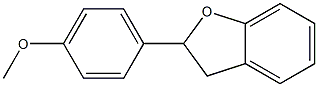 2-(4-Methoxyphenyl)-2,3-dihydrobenzofuran Structure