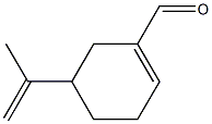 5-Isopropenyl-1-cyclohexene-1-carbaldehyde Structure