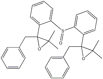 (2-Benzyl-3,3-dimethyloxiranyl)phenyl sulfoxide Structure