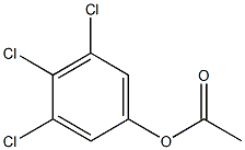 Acetic acid 3,4,5-trichlorophenyl ester Structure