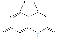 2,2a,3,4,5,7-Hexahydro-1-thia-5,8,8b-triazaacenaphthylene-4,7-dione 구조식 이미지