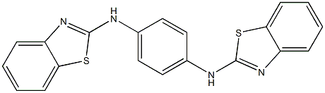 2,2'-[1,4-Phenylenebis(imino)]bis(benzothiazole) 구조식 이미지