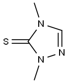 2-Methyl-4-methyl-2,4-dihydro-3H-1,2,4-triazole-3-thione 구조식 이미지