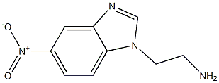 1-(2-Aminoethyl)-5-nitro-1H-benzimidazole 구조식 이미지