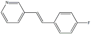 3-(4-Fluorostyryl)pyridine Structure