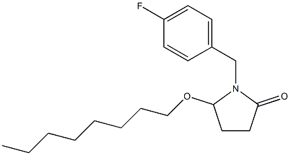 5-(Octyloxy)-1-[4-fluorobenzyl]pyrrolidin-2-one 구조식 이미지