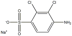 4-Amino-2,3-dichlorobenzenesulfonic acid sodium salt Structure