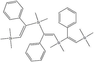 2,2,5,5,8,8,11,11-Octamethyl-4,7,9-triphenyl-2,5,8,11-tetrasila-3,6,9-dodecatriene 구조식 이미지