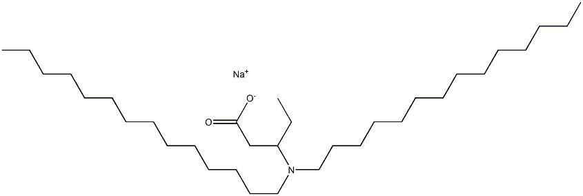 3-(Ditetradecylamino)valeric acid sodium salt 구조식 이미지