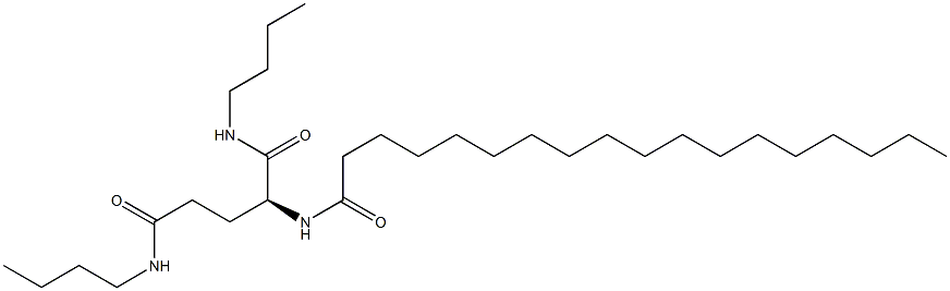 N2-Octadecanoyl-N1,N5-dibutylglutaminamide Structure