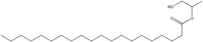 Icosanoic acid 2-hydroxy-1-methylethyl ester 구조식 이미지