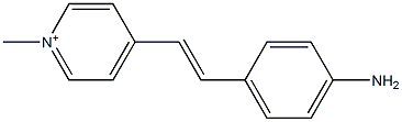 1-Methyl-4-(4-aminostyryl)pyridinium Structure