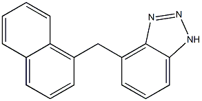 1-Naphthylmethylbenzotriazol Structure