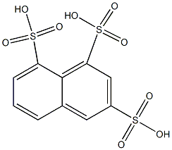 1,3,8-Naphthalenetrisulfonic acid 구조식 이미지