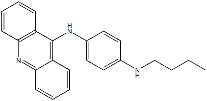 N-[4-(Butylamino)phenyl]-9-acridinamine 구조식 이미지