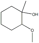 2-Methoxy-1-methylcyclohexanol 구조식 이미지