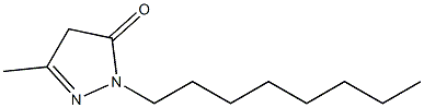 1-Octyl-3-methyl-1H-pyrazol-5(4H)-one Structure