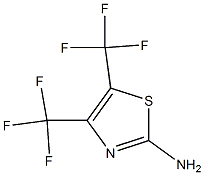 4,5-Bis(trifluoromethyl)thiazol-2-amine 구조식 이미지