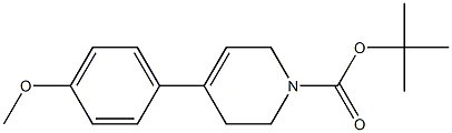 1-(tert-Butoxycarbonyl)-4-(4-methoxyphenyl)-1,2,3,6-tetrahydropyridine Structure