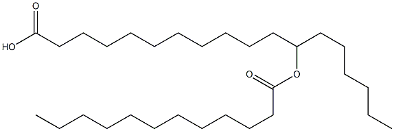 12-Lauroyloxyoctadecanoic acid 구조식 이미지