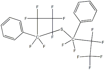 Phenyl(heptafluoropropyl) sulfide 구조식 이미지