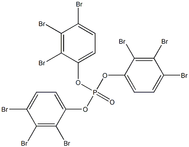 Phosphoric acid tris(2,3,4-tribromophenyl) ester Structure