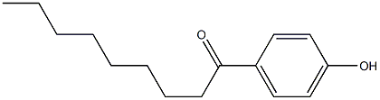 1-(4-Hydroxyphenyl)-1-nonanone Structure