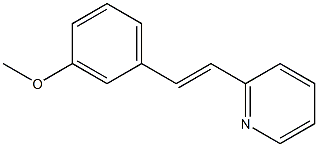 2-(3-Methoxystyryl)pyridine 구조식 이미지