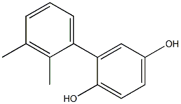 2-(2,3-Dimethylphenyl)benzene-1,4-diol Structure