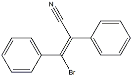 2,3-Diphenyl-3-bromopropenenitrile Structure